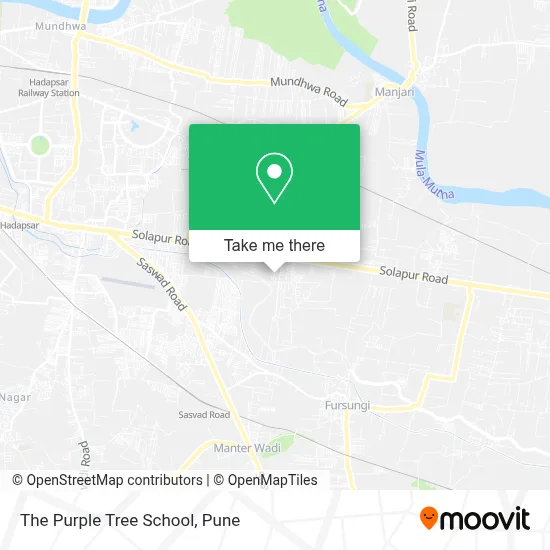 The Purple Tree School map