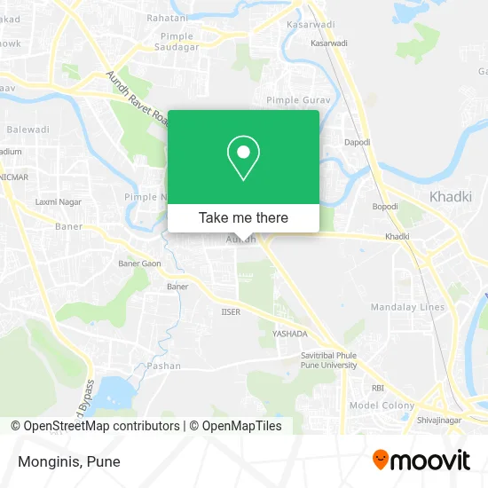 Monginis map