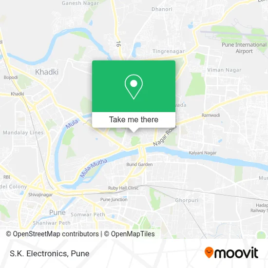 S.K. Electronics map