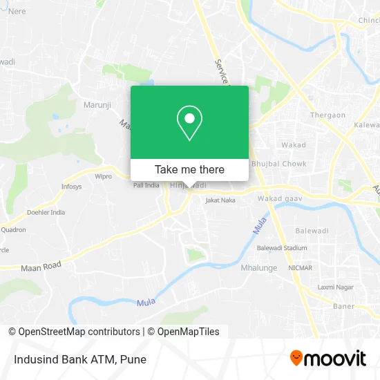 Indusind Bank Atm map