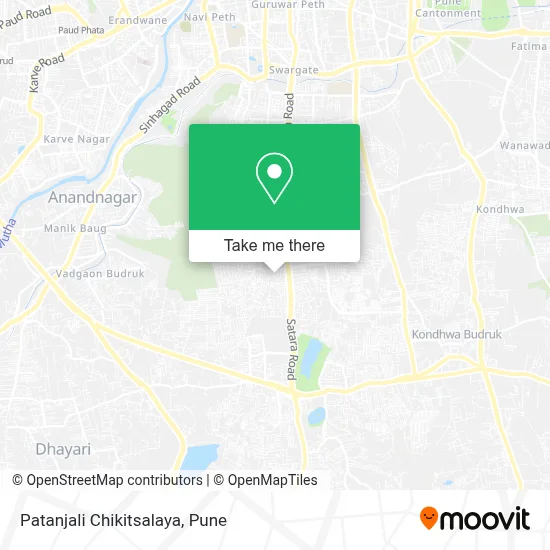 Patanjali Chikitsalaya map