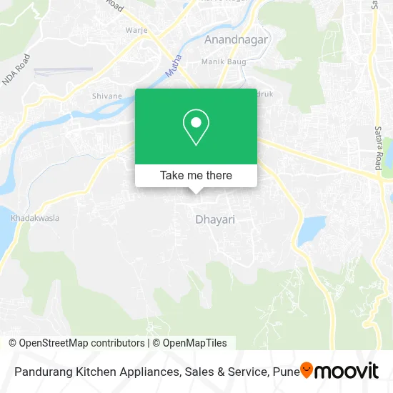 Pandurang Kitchen Appliances, Sales & Service map