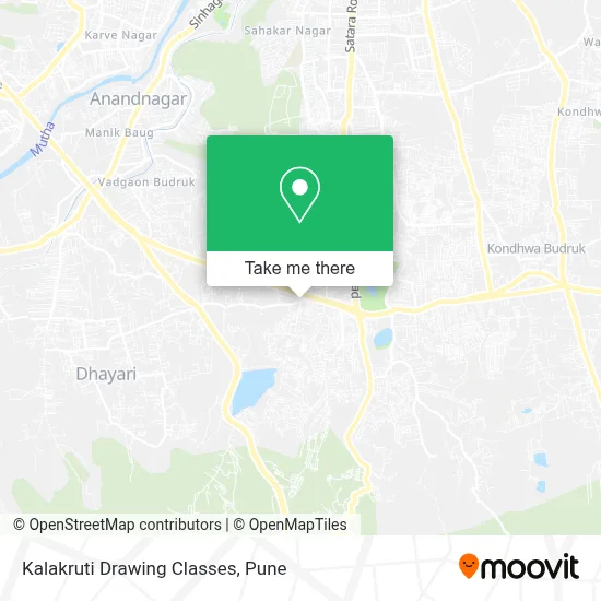 Kalakruti Drawing Classes map