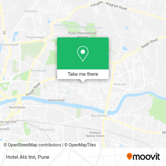 Hotel Ats Inn map