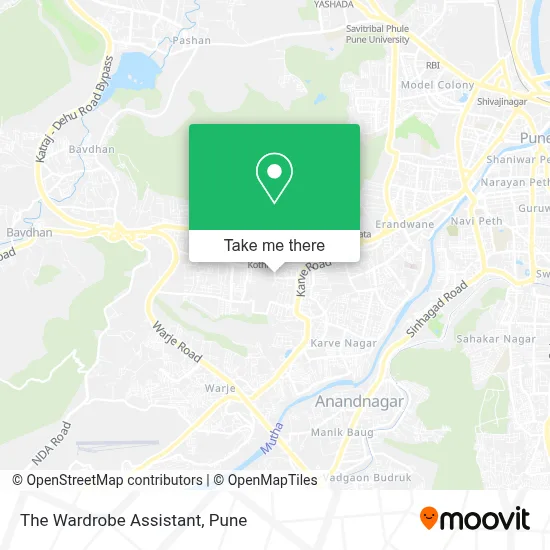 The Wardrobe Assistant map