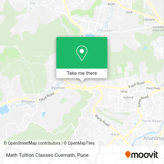 Math Tuition Classes Cuemath map