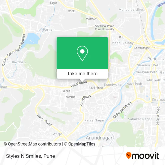 Styles N Smiles map