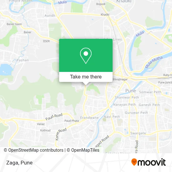 Zaga map