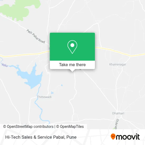 Hi-Tech Sales & Service Pabal map