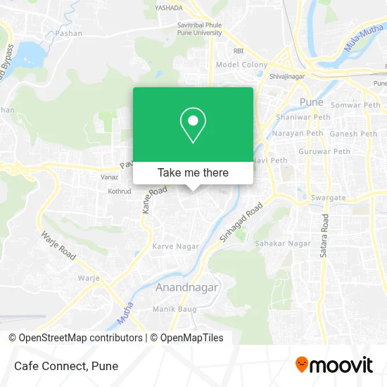 Cafe Connect map