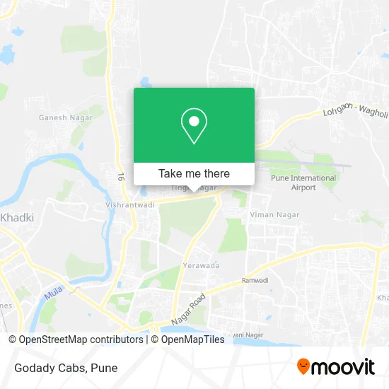 Godady Cabs map