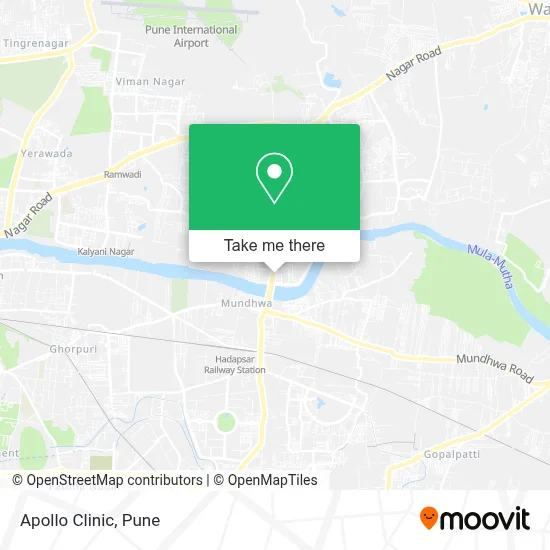 Apollo Clinic map