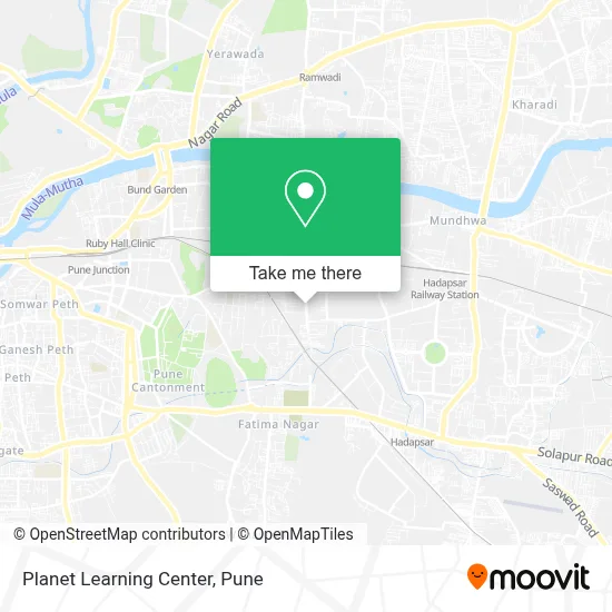 Planet Learning Center map