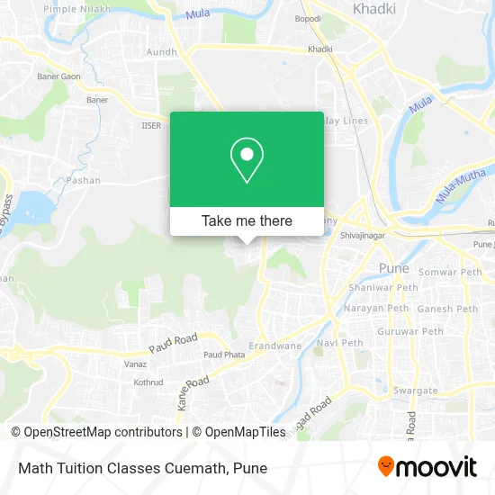 Math Tuition Classes Cuemath map