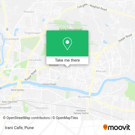 Irani Cafe map
