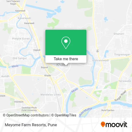 Meyome Farm Resorts map