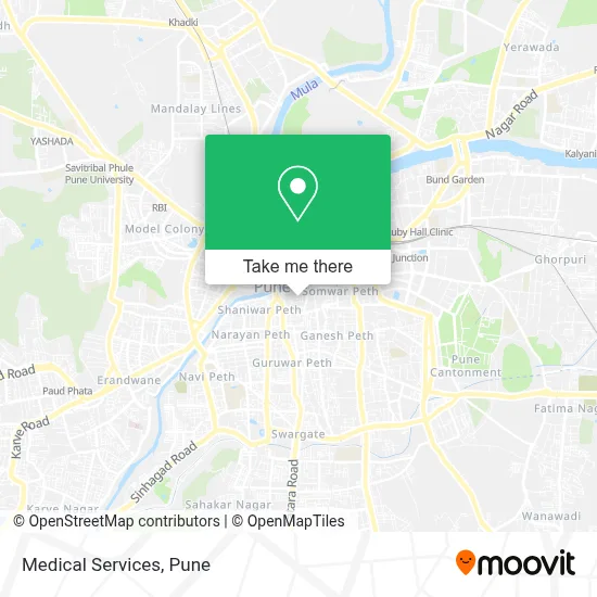 Medical Services map