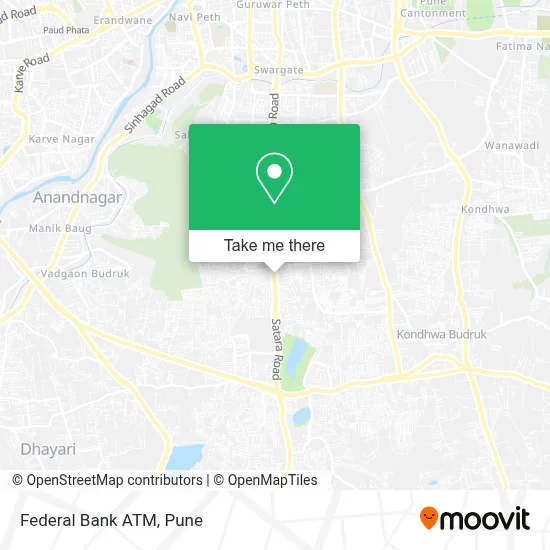 Federal Bank Atm map