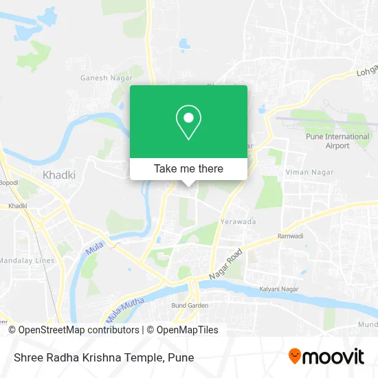 Shree Radha Krishna Temple map