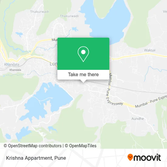 Krishna Appartment map