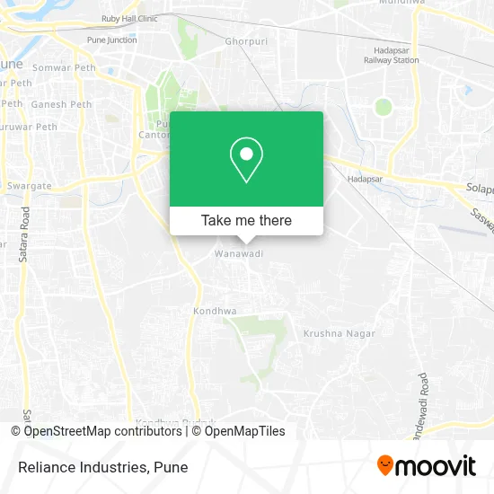 Reliance Industries map