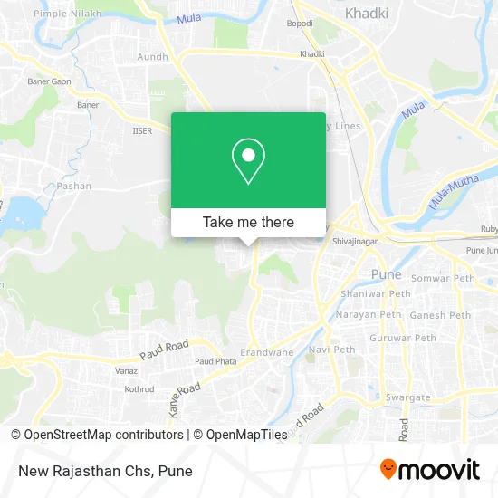 New Rajasthan Chs map