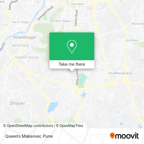Queen's Makeover map