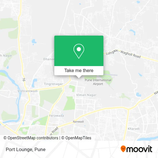Port Lounge map
