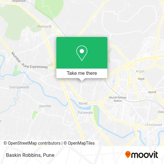 Baskin Robbins map