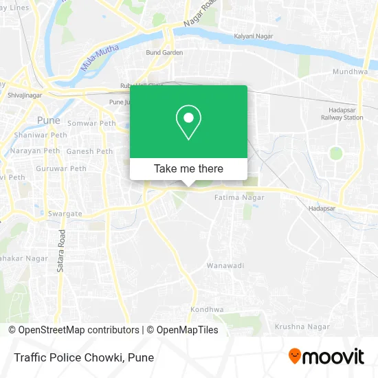 Traffic Police Chowki map