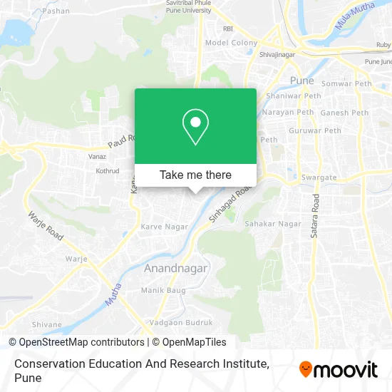 Conservation Education And Research Institute map