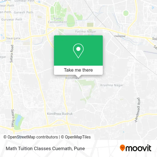 Math Tuition Classes Cuemath map