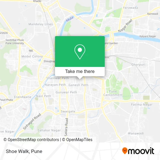 Shoe Walk map
