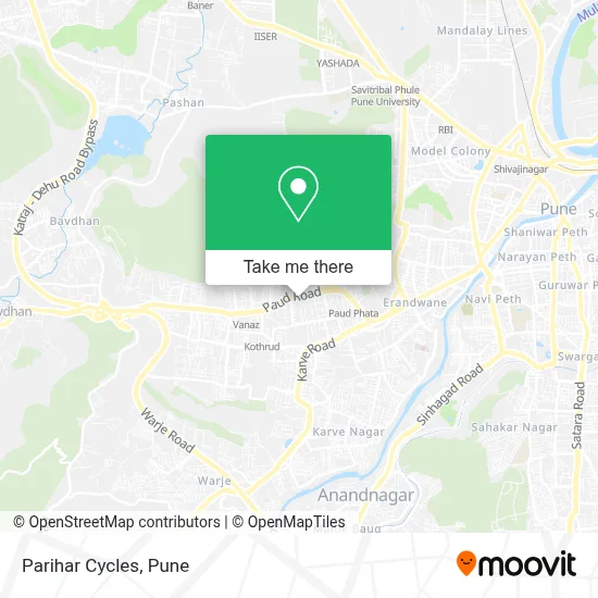 Parihar Cycles map