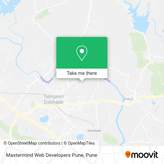 Mastermind Web Developers Pune map