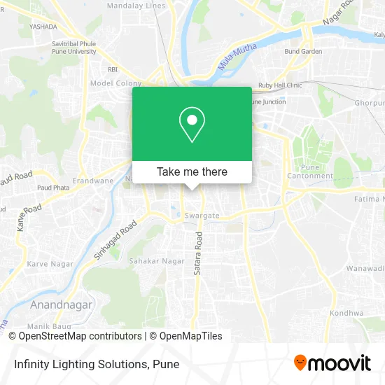 Infinity Lighting Solutions map
