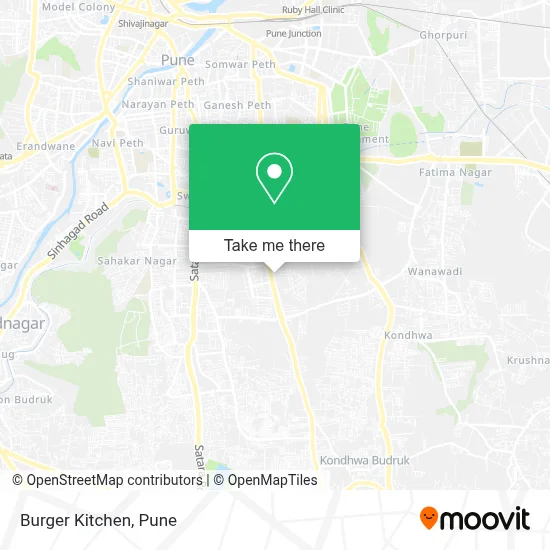 Burger Kitchen map
