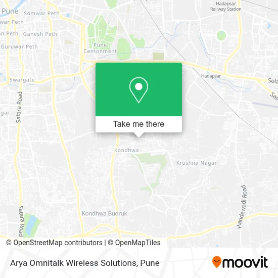 Arya Omnitalk Wireless Solutions map