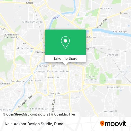 Kala Aakaar Design Studio map