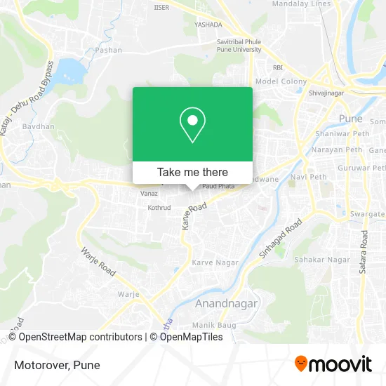 Motorover map