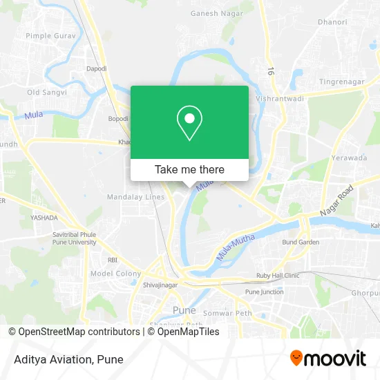 Aditya Aviation map