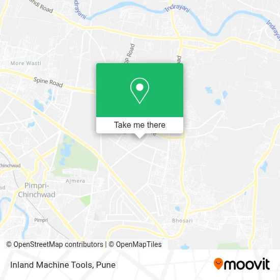 Inland Machine Tools map