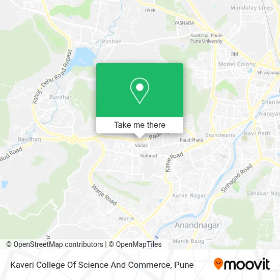 Kaveri College Of Science And Commerce map