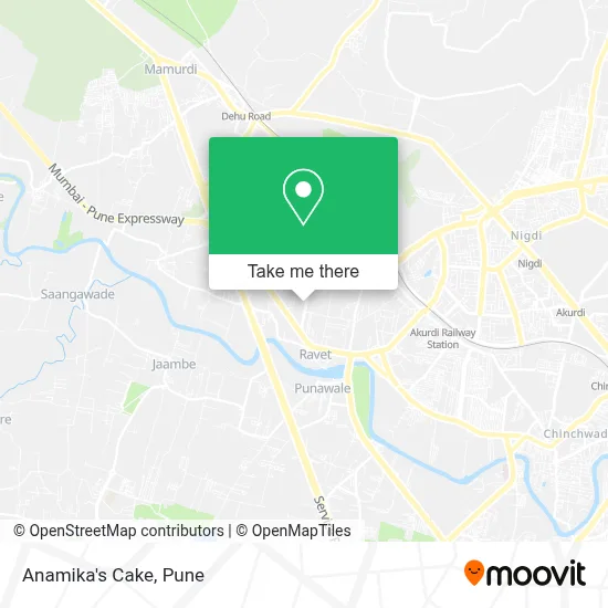 Anamika's Cake map