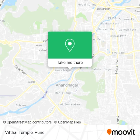 Vitthal Temple map