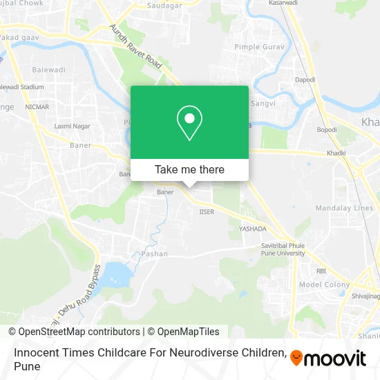 Innocent Times Childcare For Neurodiverse Children map