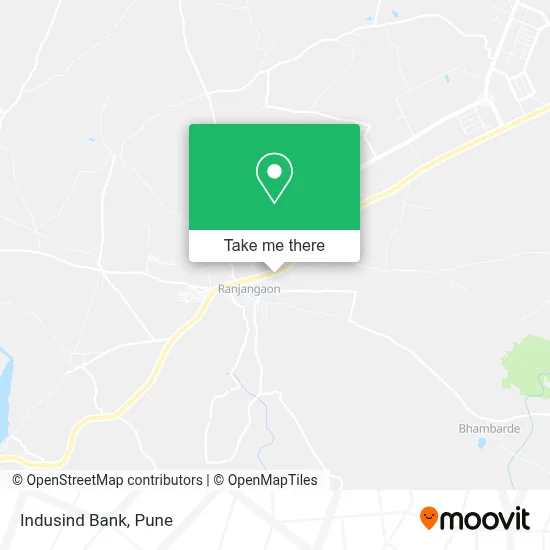 Indusind Bank map