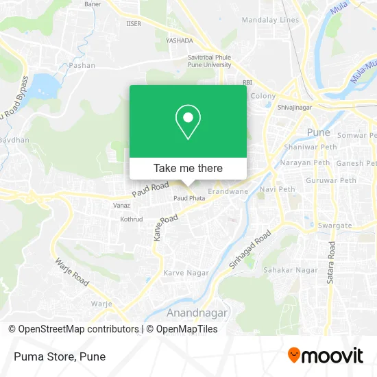 Puma Store map