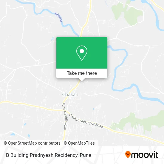 B Buliding Pradnyesh Recidency map