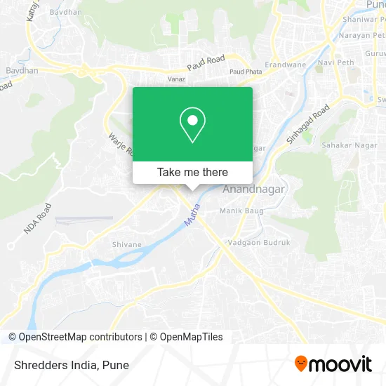 Shredders India map